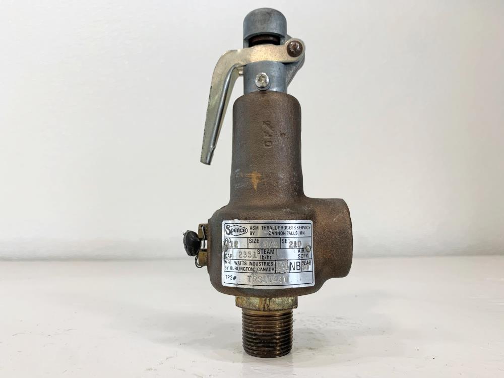 Spence 3/4" x 1" NPT 210# Bronze Relief Valve 41E